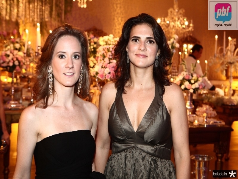 Carla Pontes e Joana Jereissati
